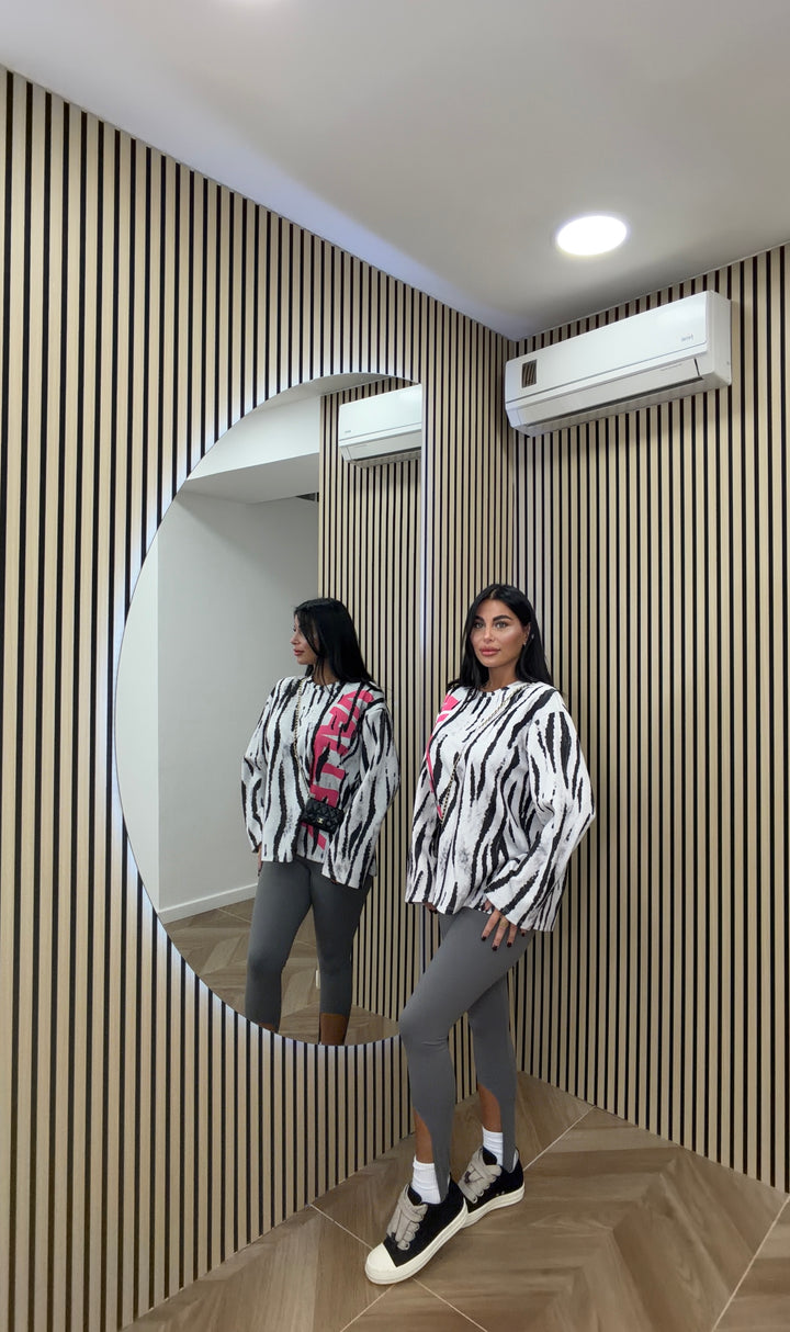 Long Sleeve Zebra